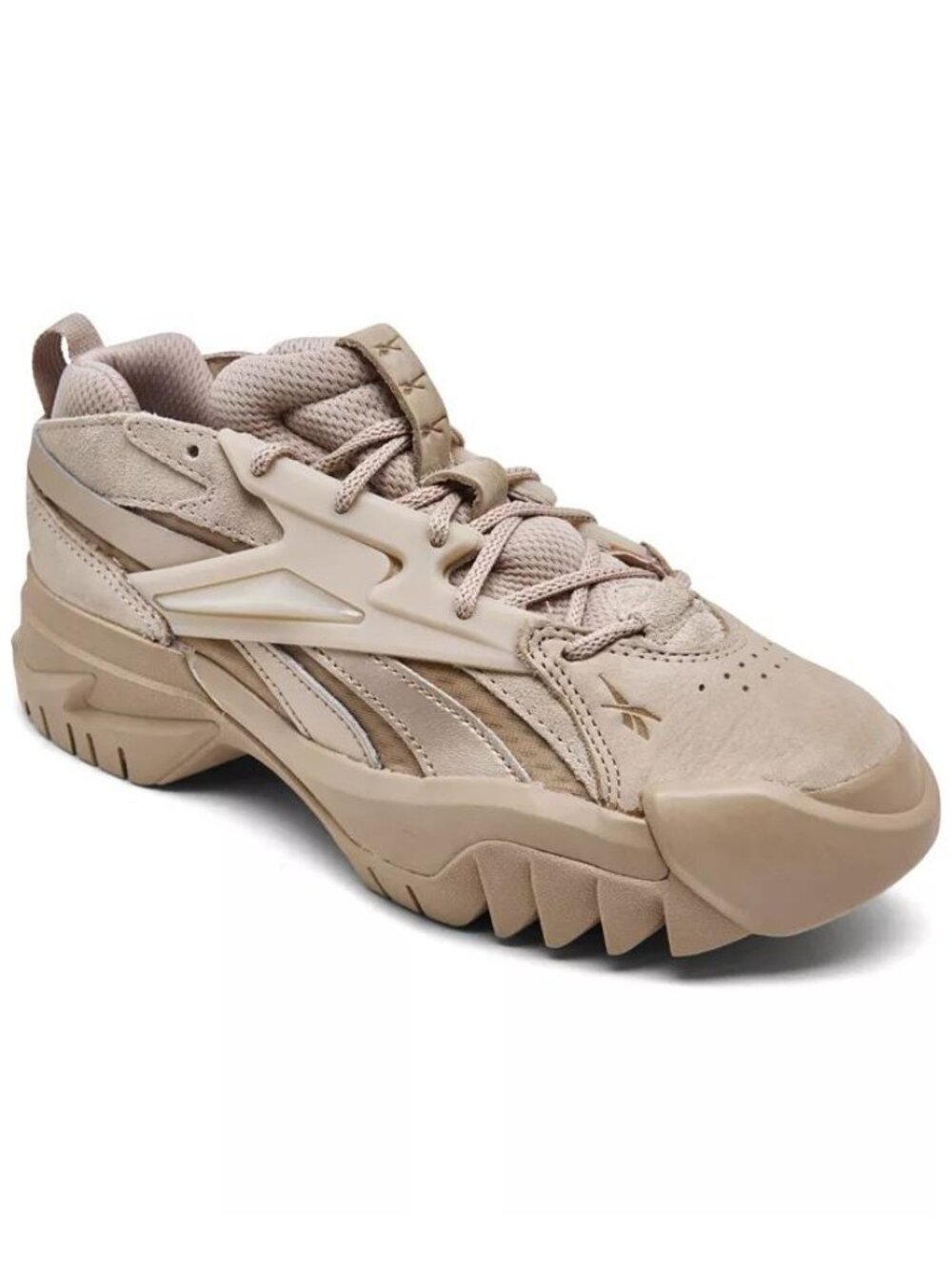 Cardi B Reebok Women's Classic Leather V2 Casual Beige Active Sneakers Size 7